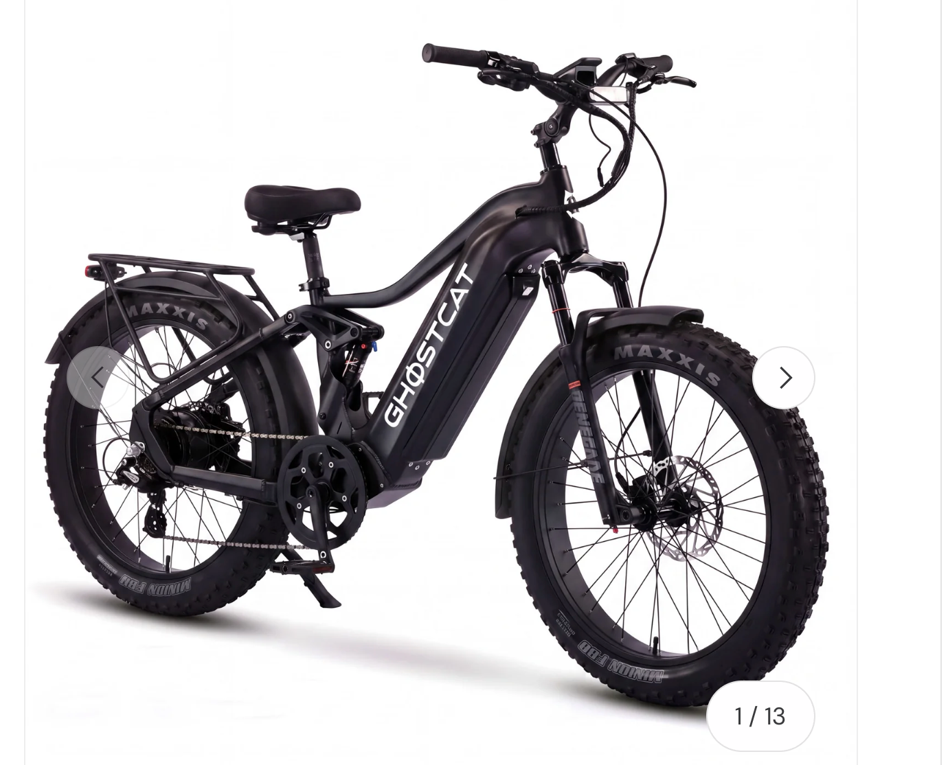 GHOSTCAT Saber S1 High Performance Fat Tire Full Suspension Electric Bike