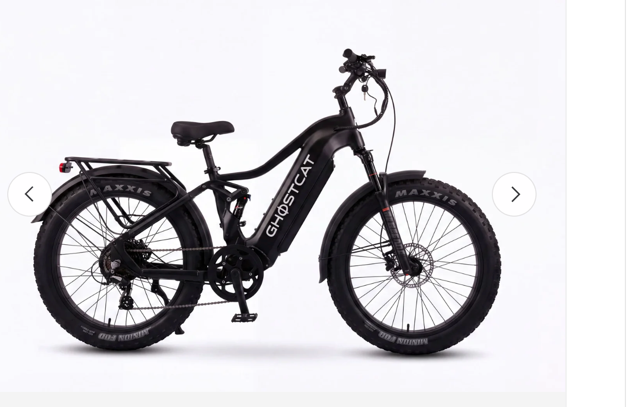 GHOSTCAT Saber S1 High Performance Fat Tire Full Suspension Electric Bike