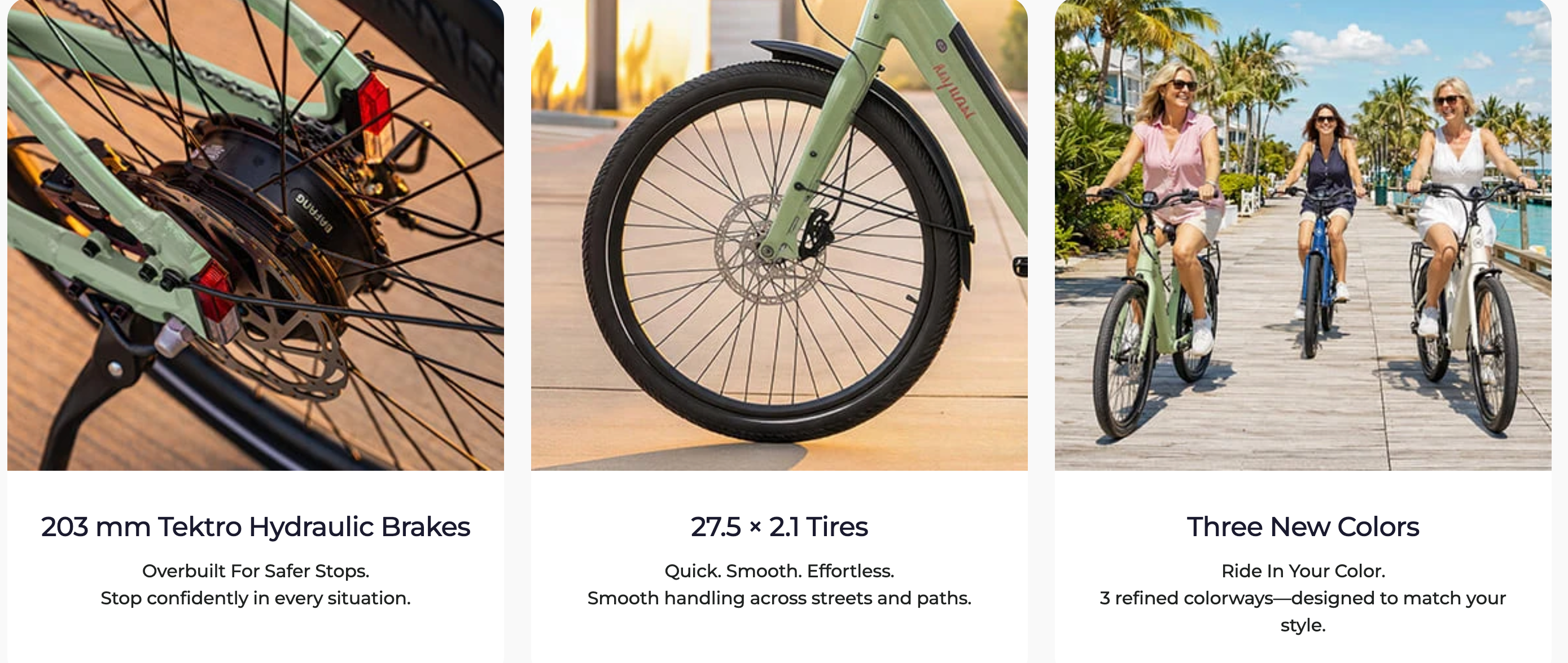 Aima Santa Monica 2.0 750W Electric Cruiser Bike