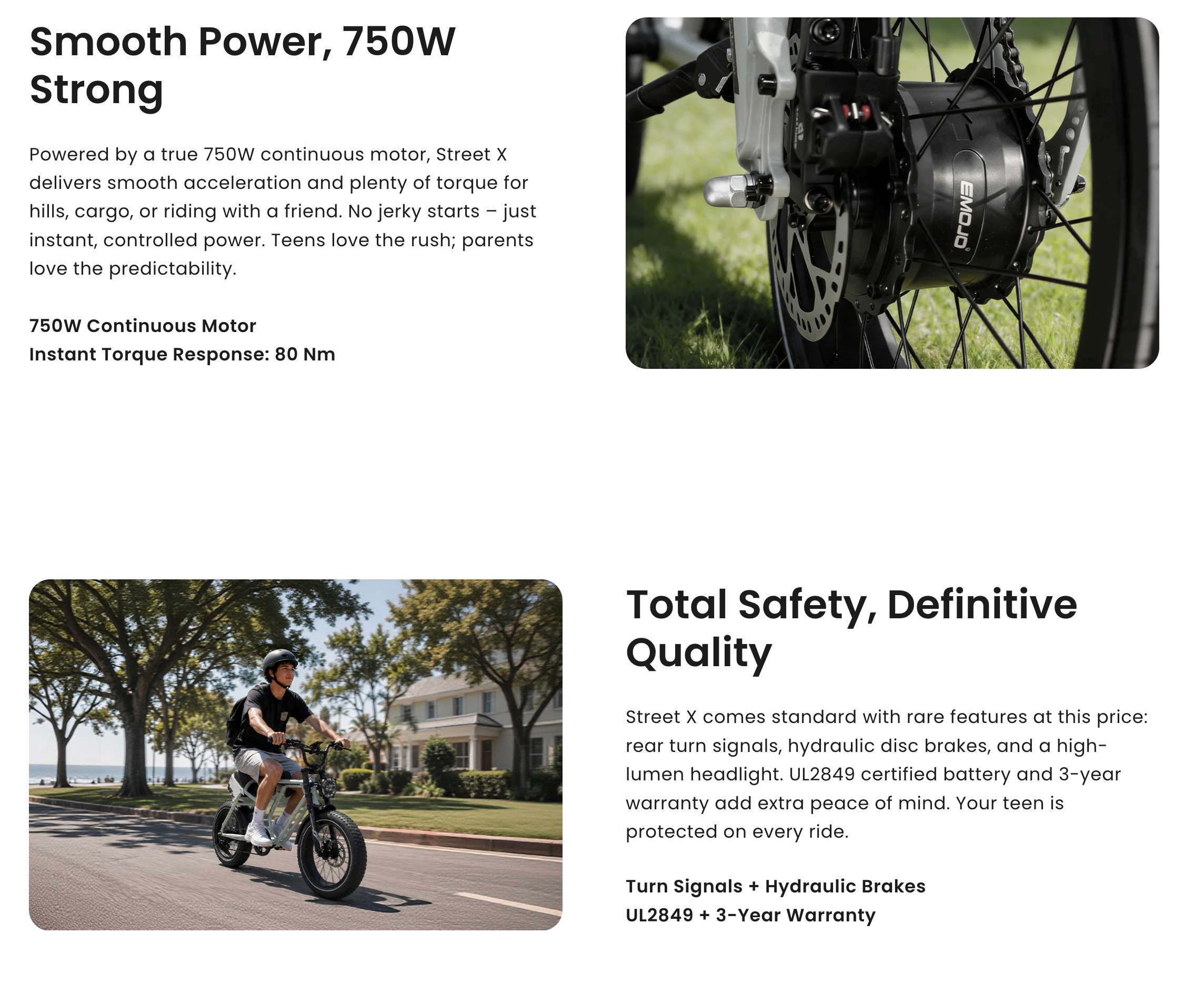 Emojo Street X  750W Electric Bike