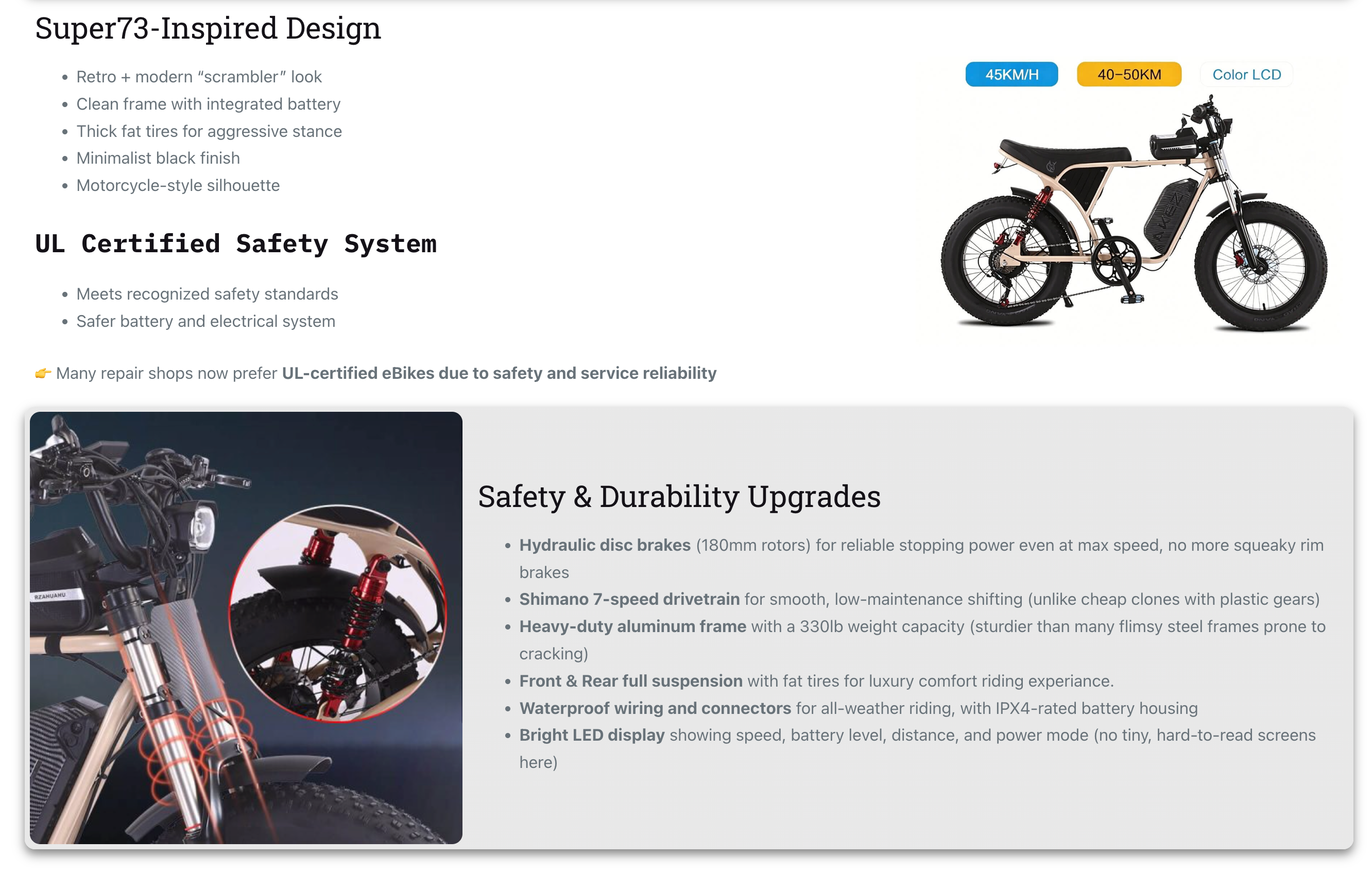 Akez X9  Full Suspension Electric Moto Bike