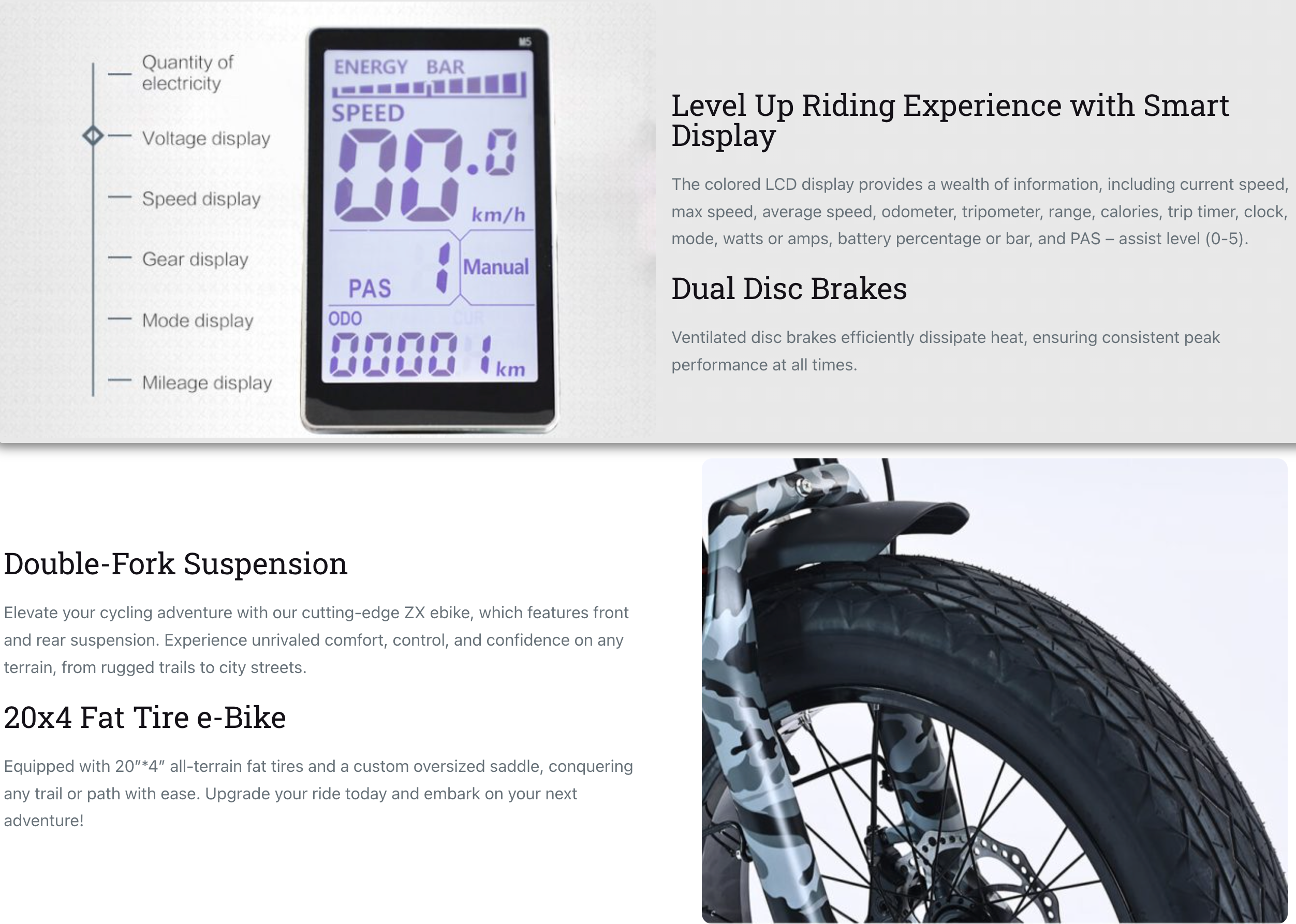 Akez ZX Moto Style Electic Bike
