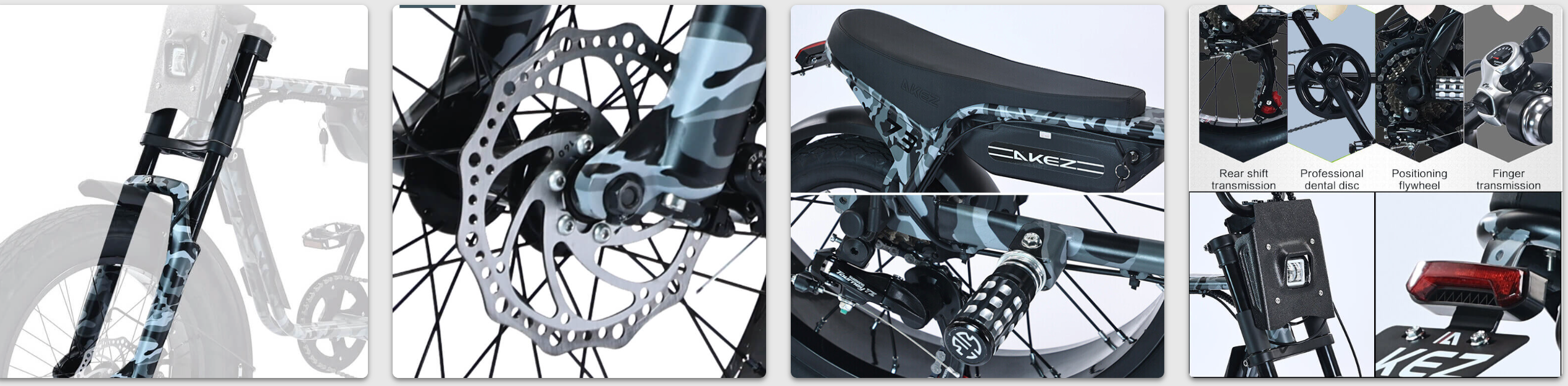 Akez ZX Moto Style Electic Bike