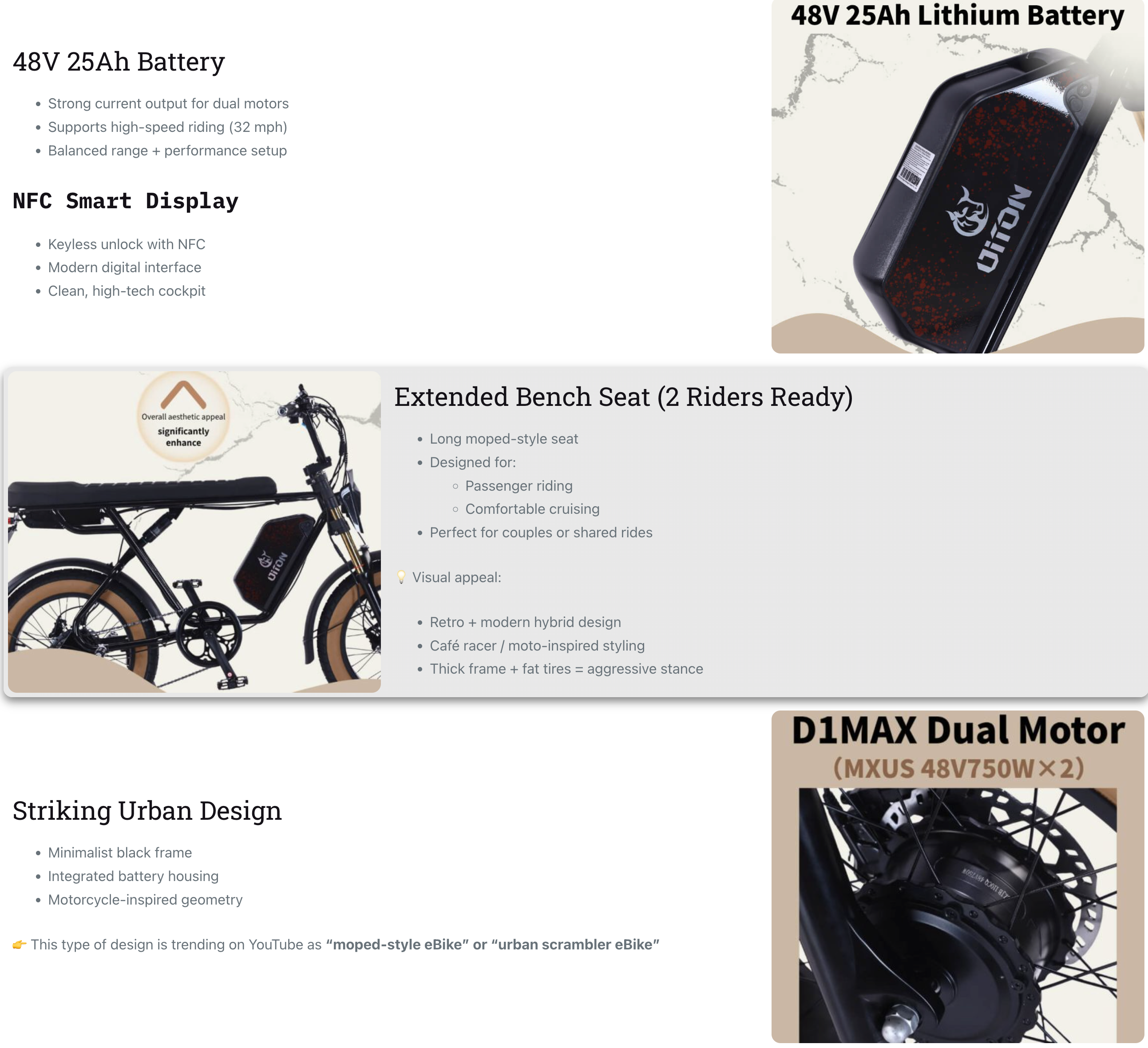 Akez Diton D1 Dual Motor Electric Moto Bike