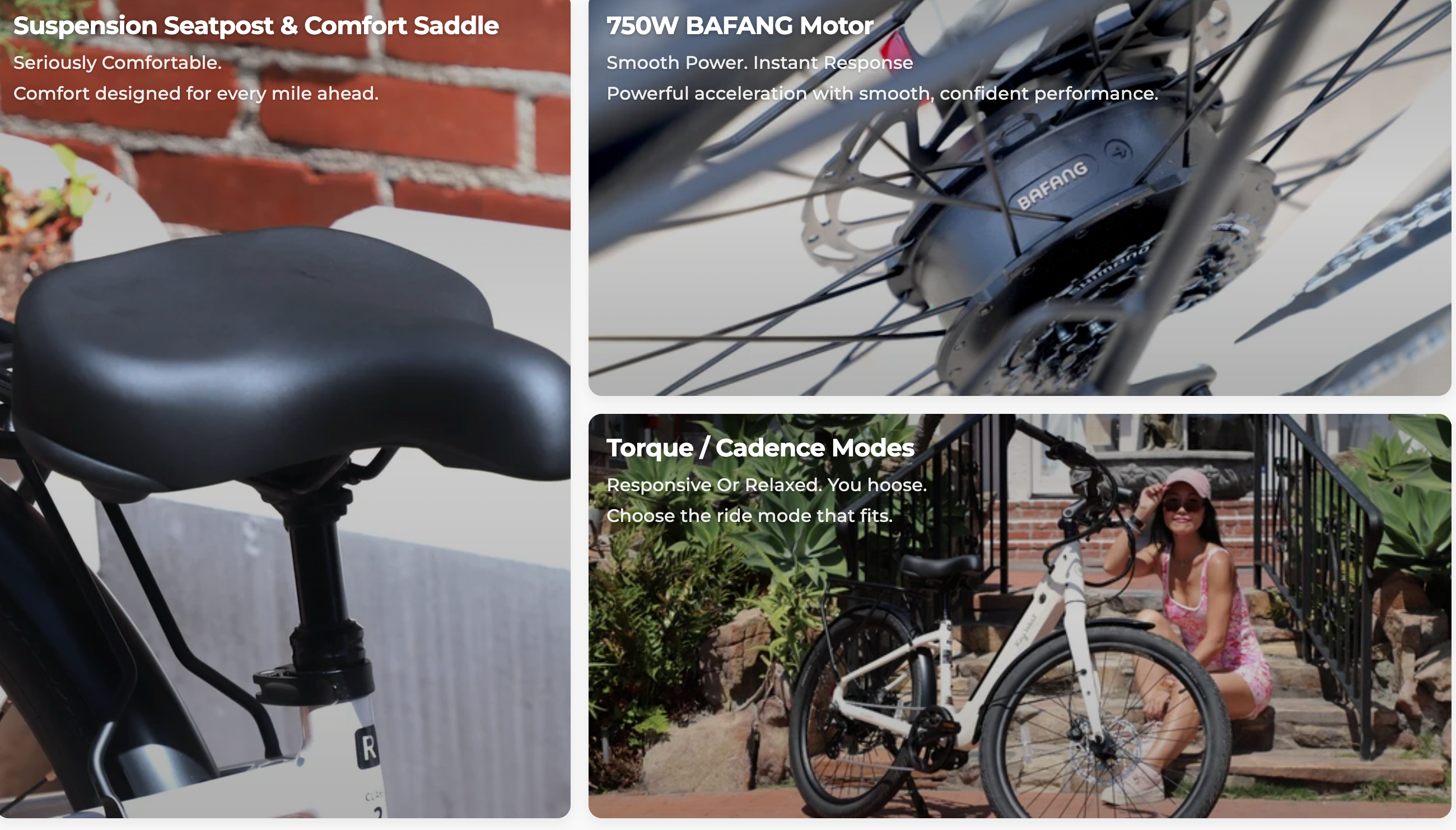 Aima Key West 2.0 Step Thru Electric Cruiser Bike