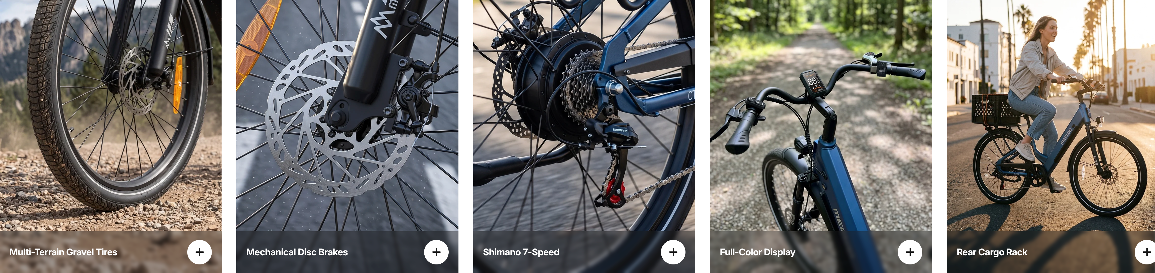 Meelod CT100 Step Thru Hybrid Electric Bike