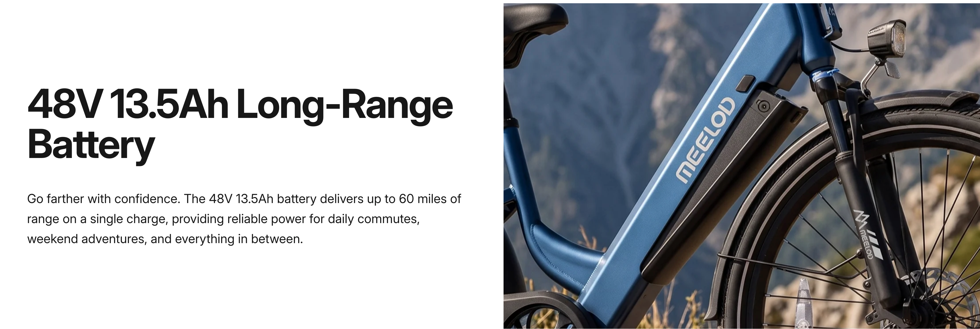 Meelod CT100 Step Thru Hybrid Electric Bike