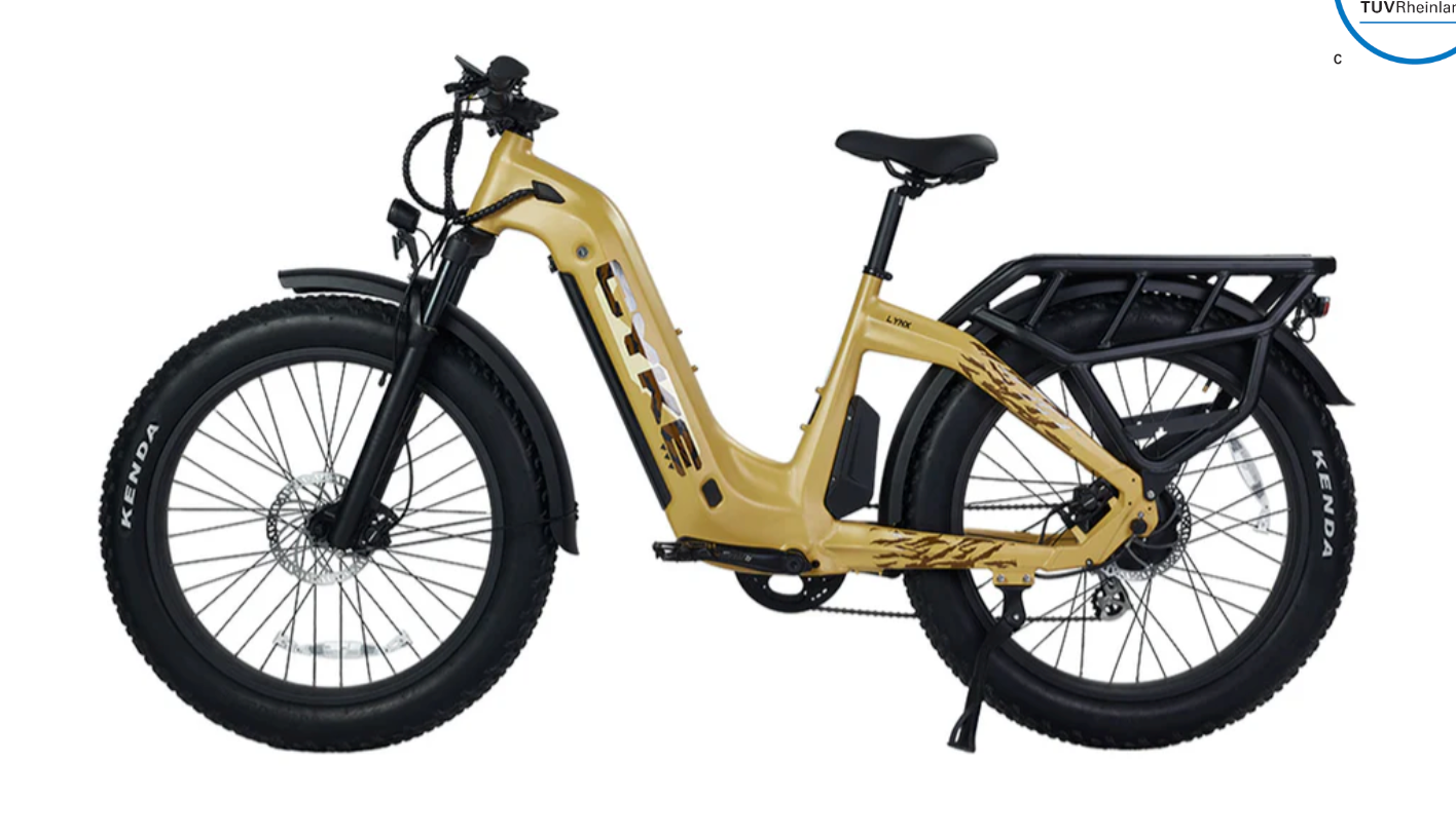 CYKE Cheetah Hunting Step Thru Electric Bike