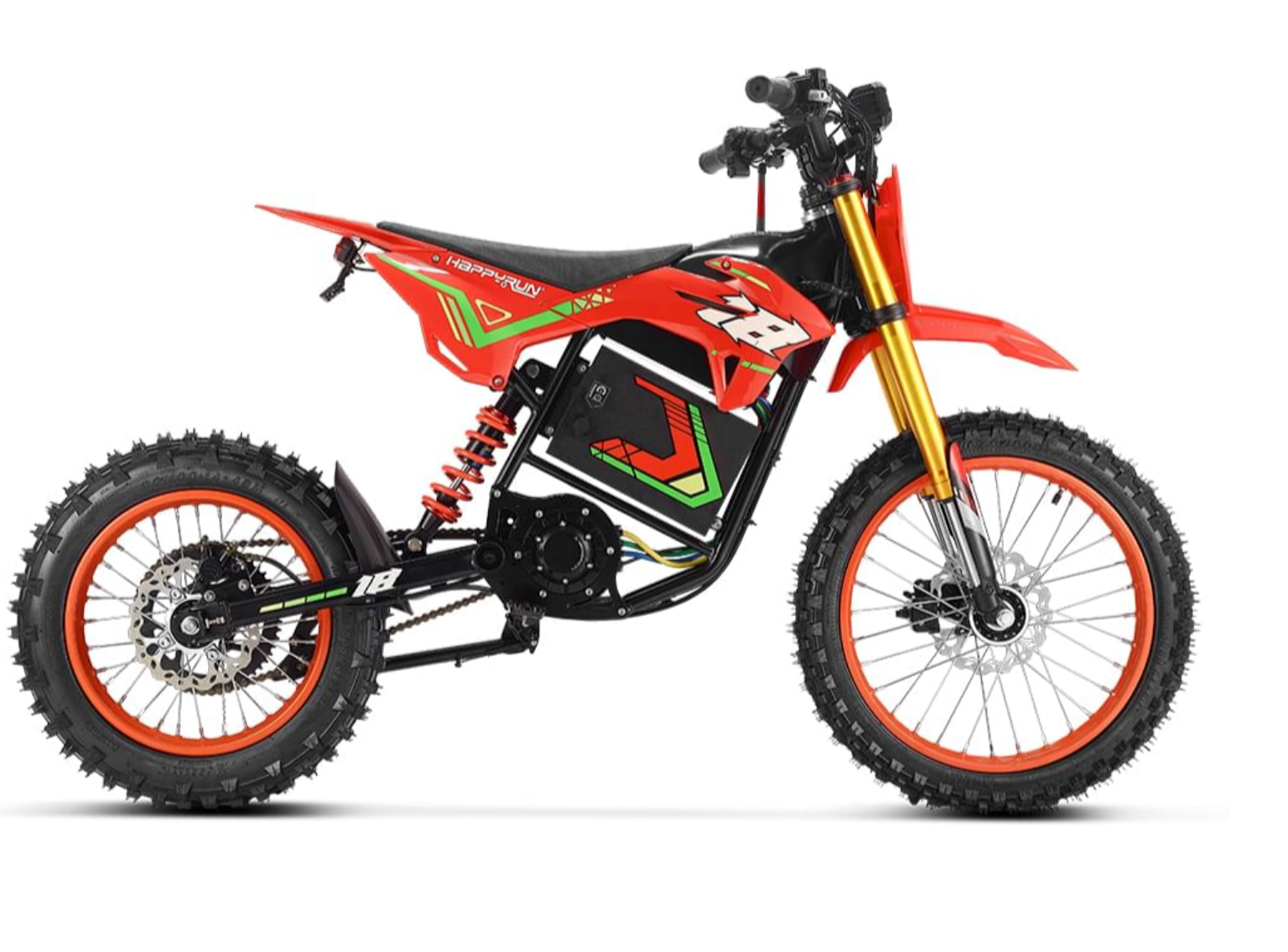 HappyRun F18 2.0 Full Suspension Electric Dirt Bike