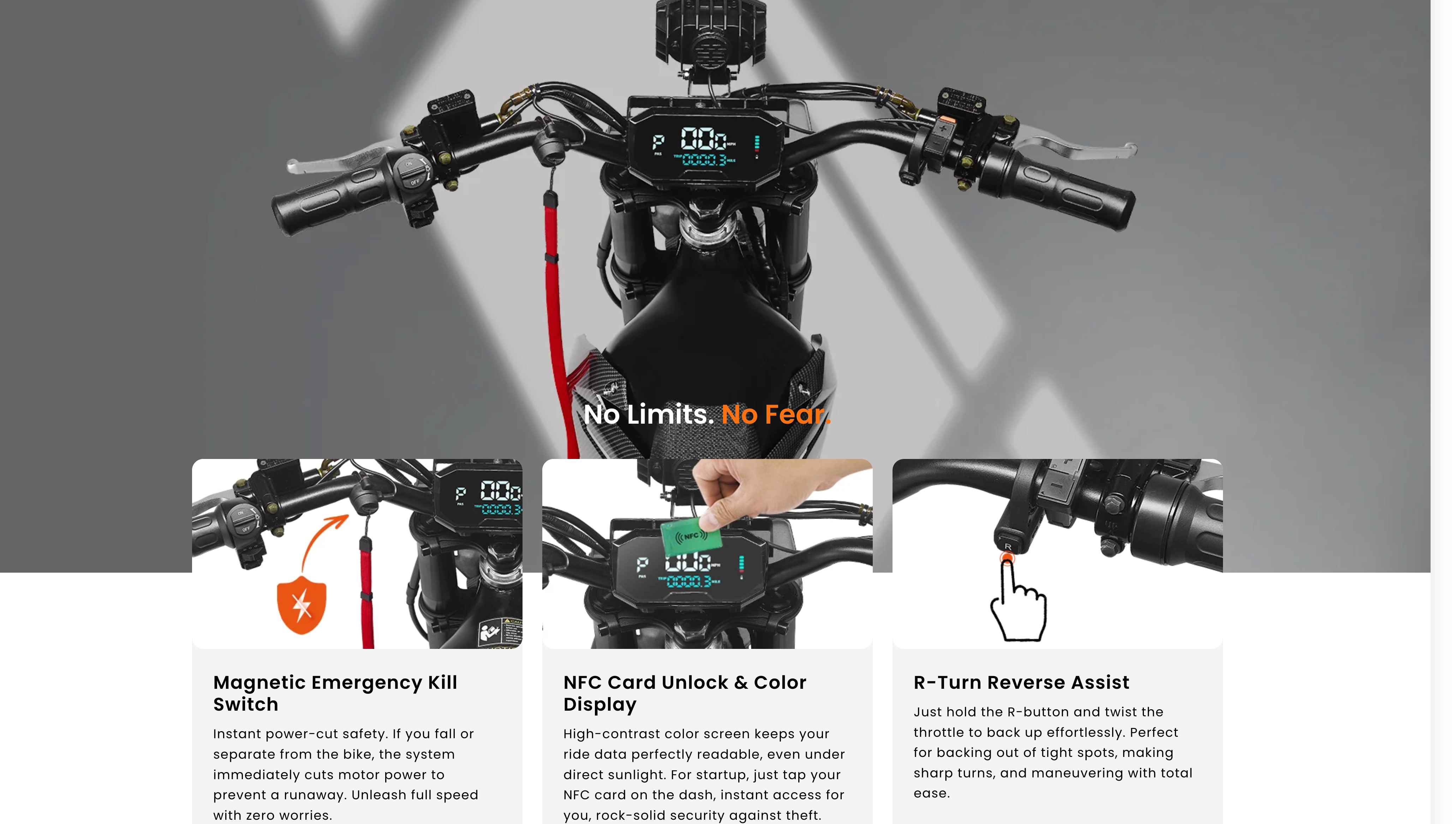HappyRun F18 2.0 Full Suspension Electric Dirt Bike