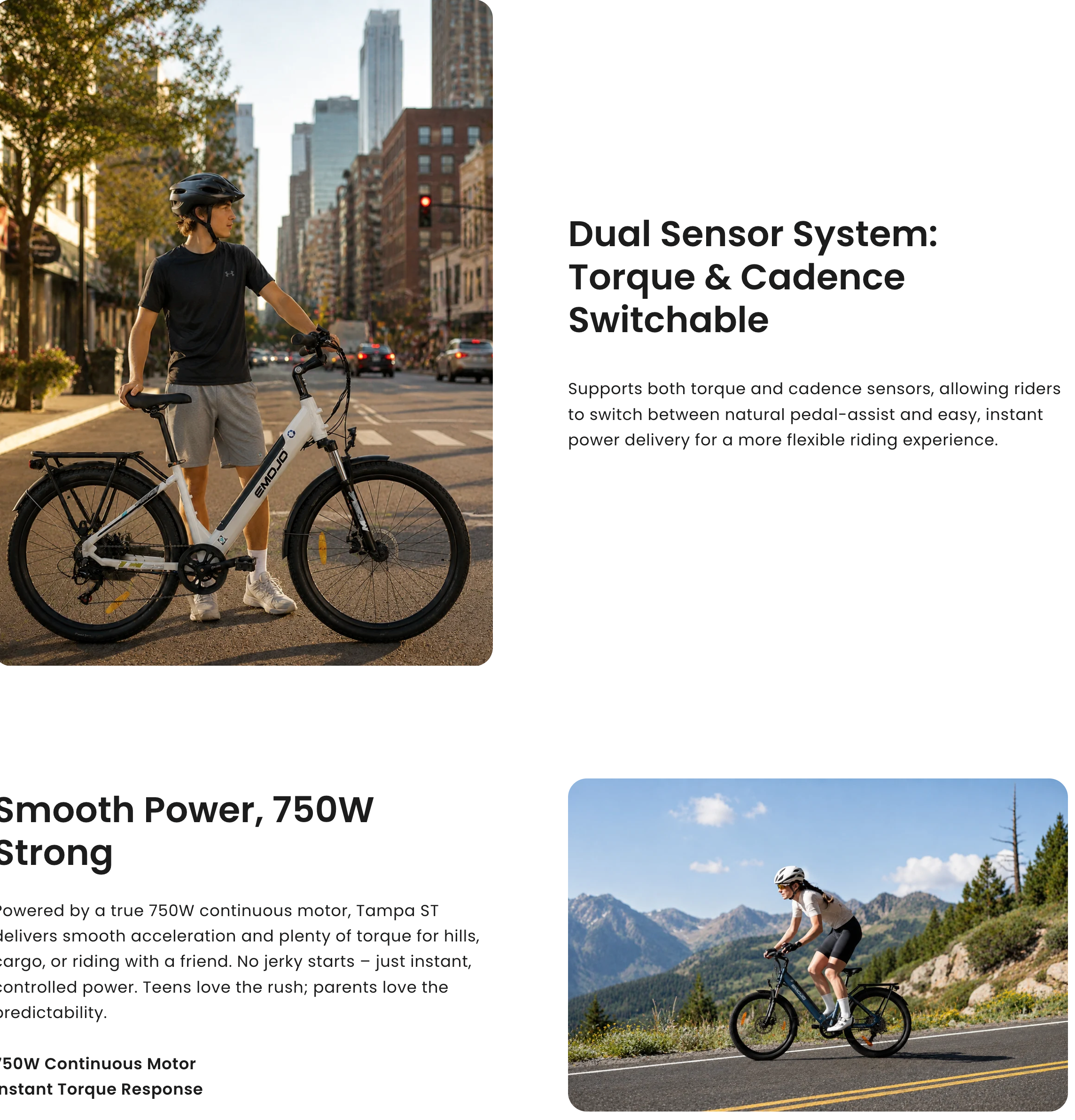 Emojo Tampa 750W Hybrid Electric Bike