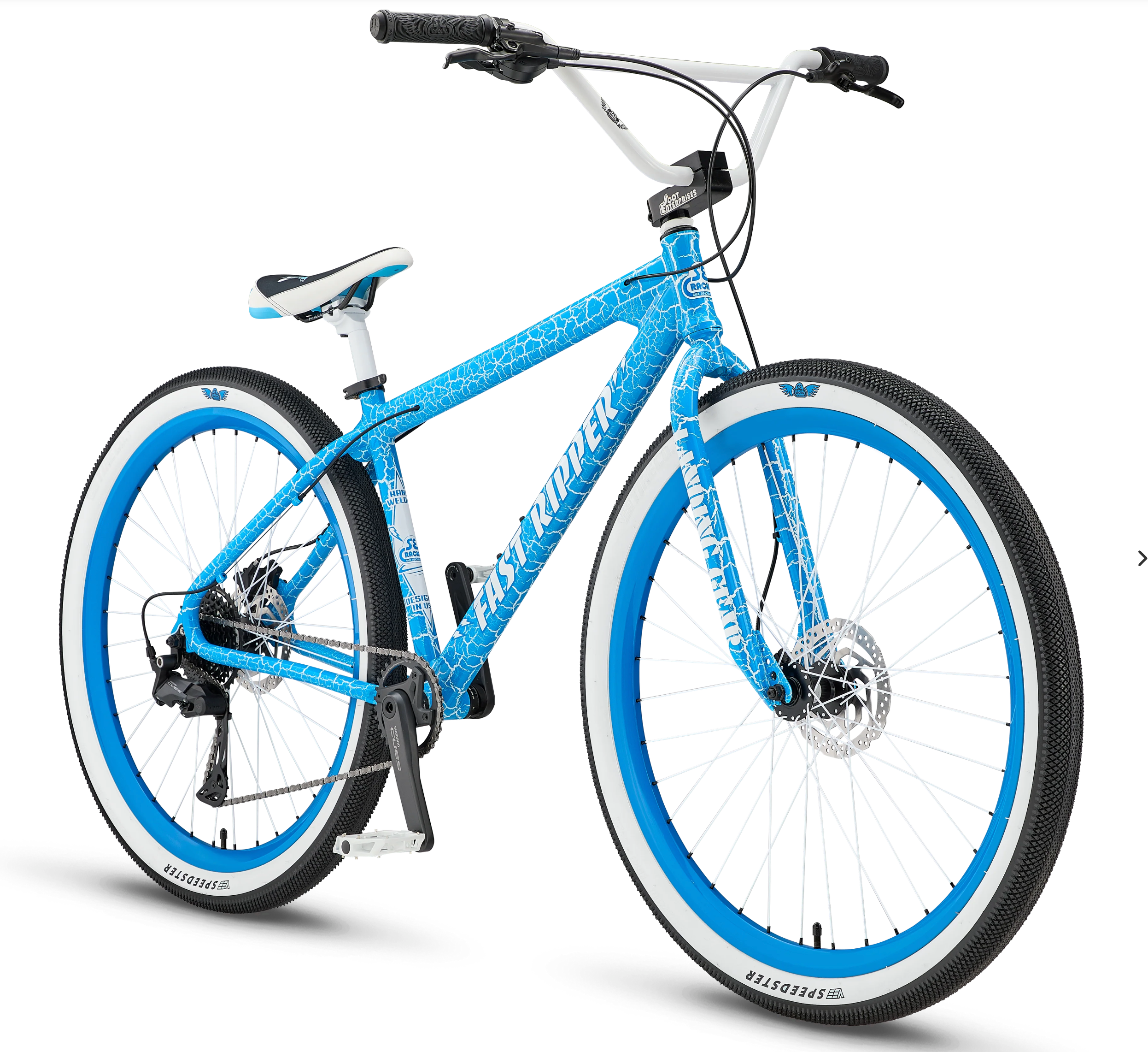 SE Bikes Fast Ripper 29 BMX Bike Blue Crackle 2026