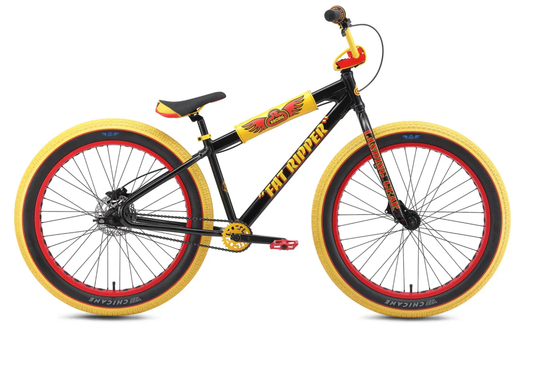SE Bikes Fat Ripper 26 BMX Bike Bombus Black 2026