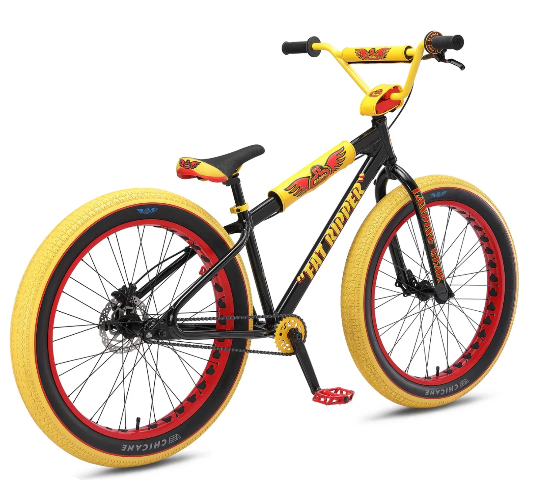 SE Bikes Fat Ripper 26 BMX Bike Bombus Black 2026