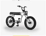 XERO2 Fly+ Large Cafe Racer Style Extended Range Electric Bike