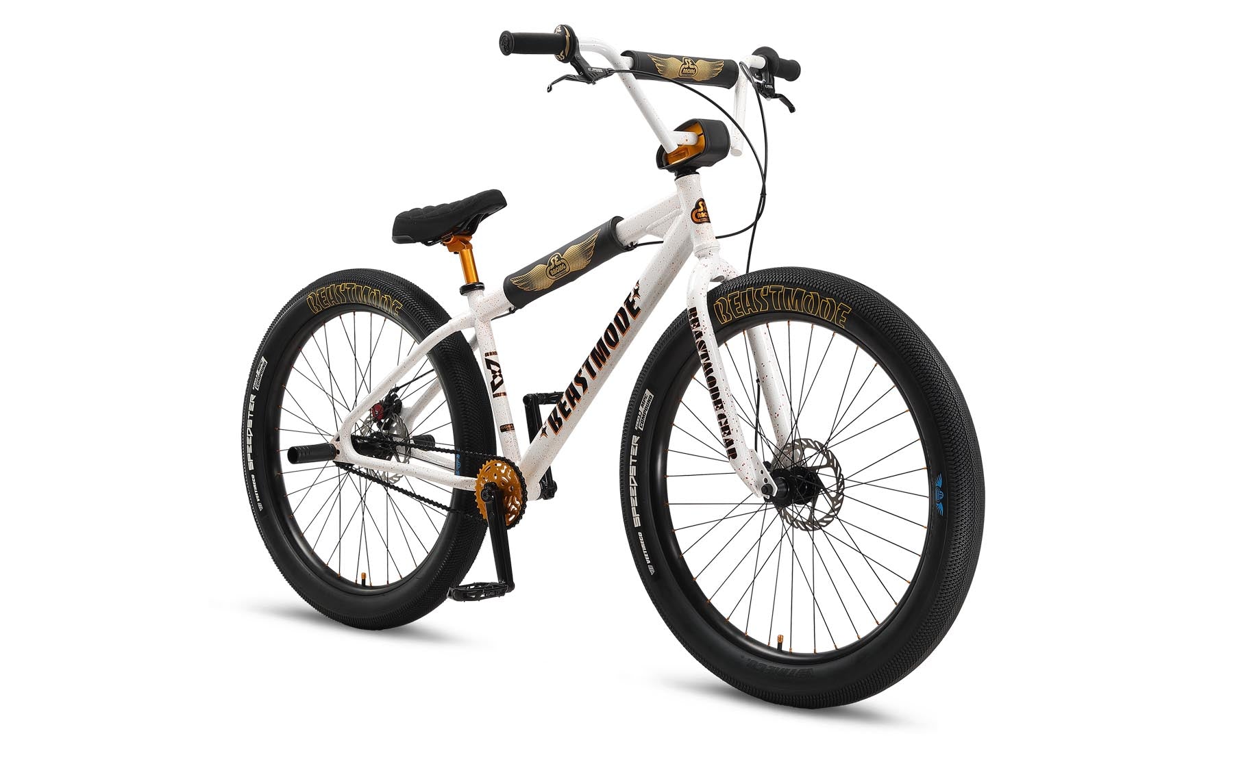 SE Bikes Beast Mode 27.5 BMX Bike White 2024