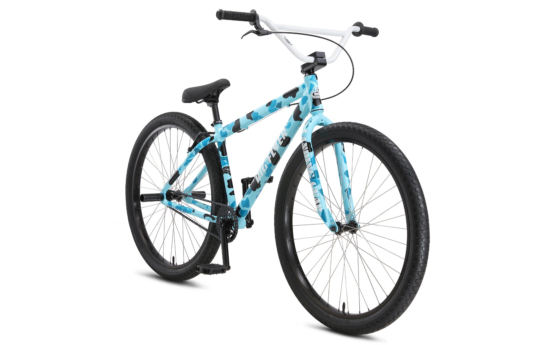SE Bikes Big Flyer 29 BMX Bike Light Blue Camo 2021 COLLECTOR
