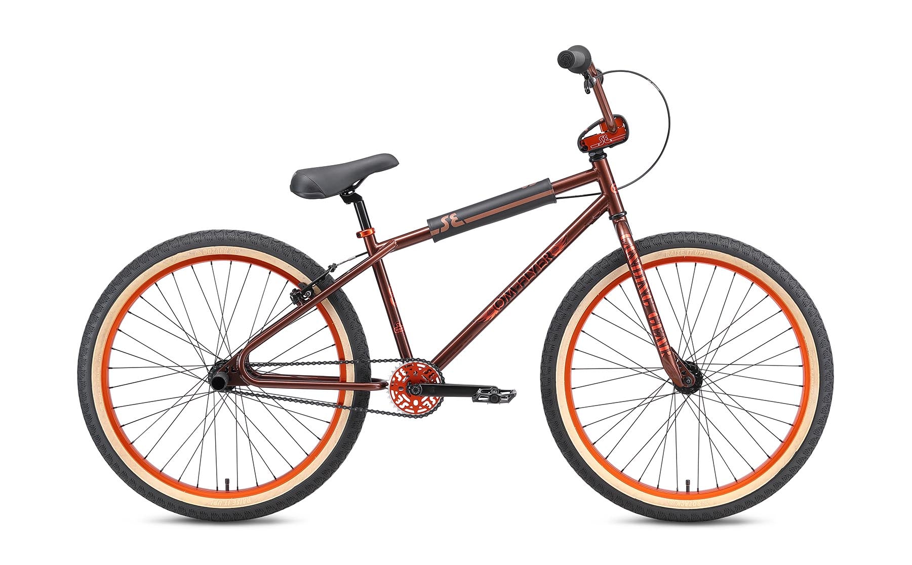 SE Bikes OM Flyer 26 BMX Bike Root Beer 2023