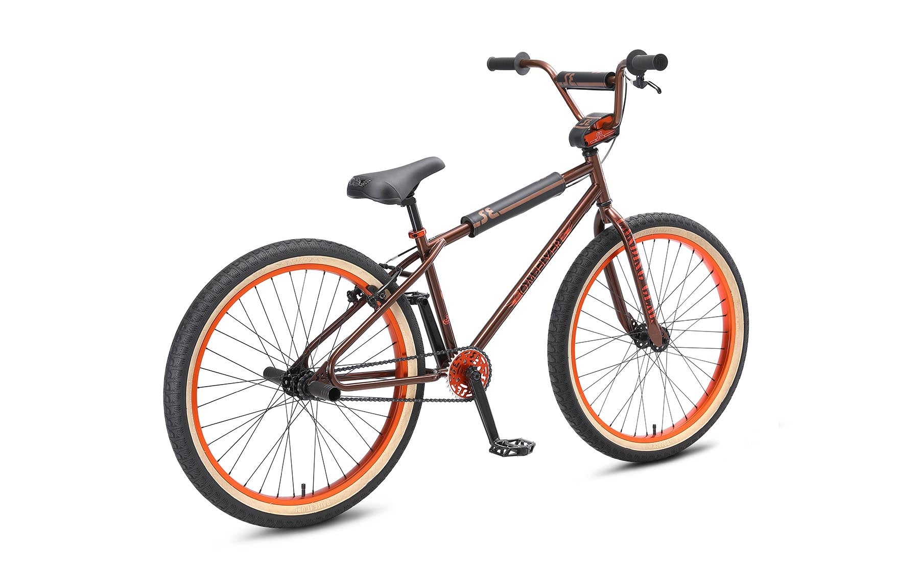 SE Bikes OM Flyer 26 BMX Bike Root Beer 2023