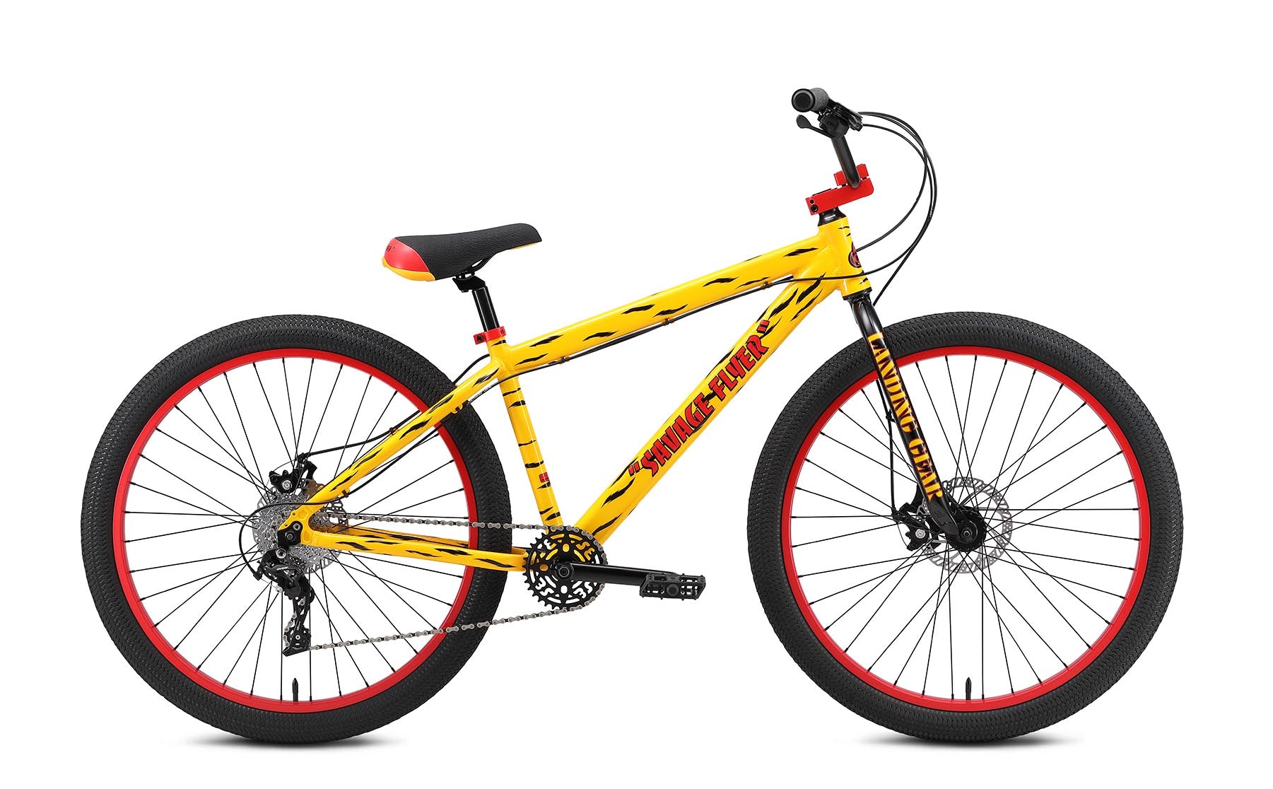 SE Bikes Savage Flyer 27.5 BMX Bike Devastating Yellow