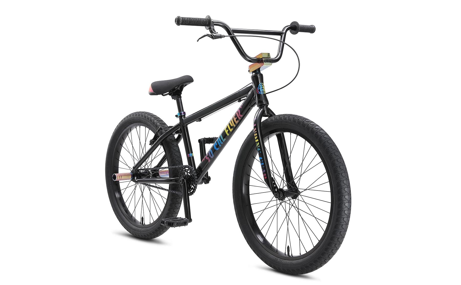 SE Bikes So Cal Flyer 24 BMX Bike Slick Mode Black 2023