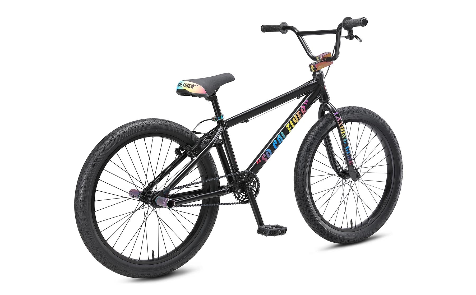SE Bikes So Cal Flyer 24 BMX Bike Slick Mode Black 2023