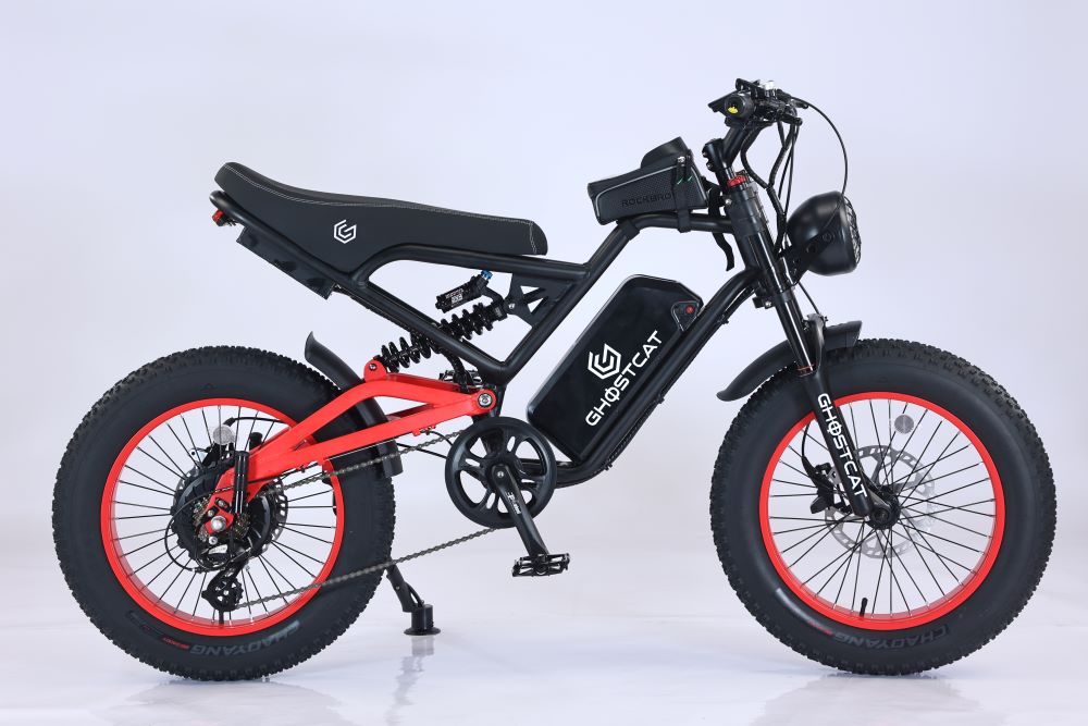 GHOSTCAT F3 1500W Full Suspension Electric Moto Bike